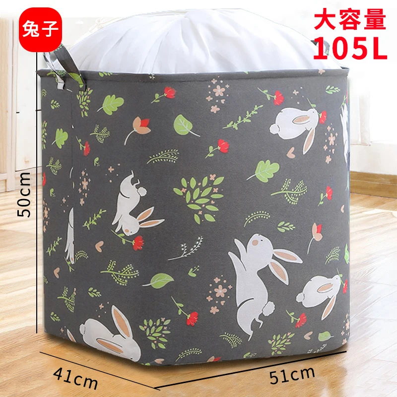 Jumbo waterproof Storage Bag for Closet King Comforter, pillow, quilt, bedding, Clothes, Blanket Organizers with Carry Handles