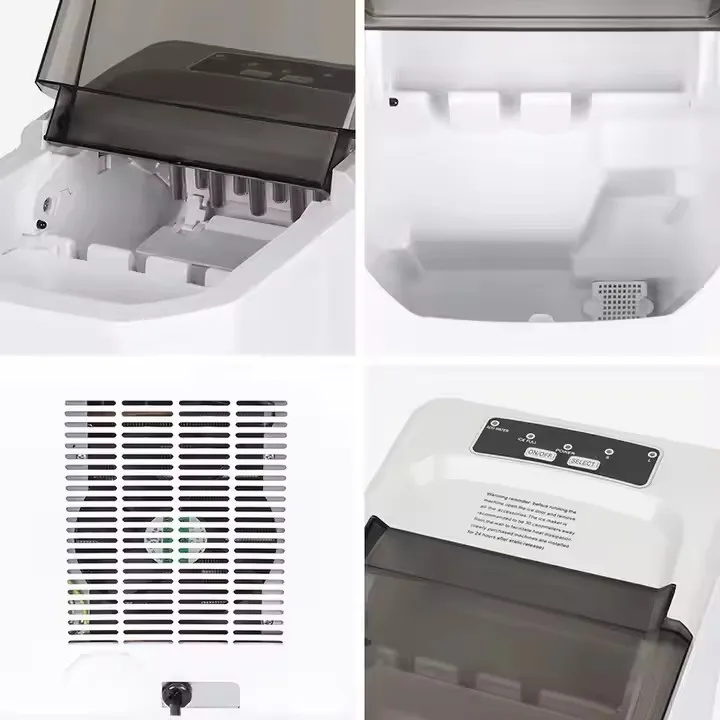Hot Summer Sales Durable Portable Free-Standing Freestanding Freezer Small Pellet Bullet Ice Maker Cube Shaped Ice