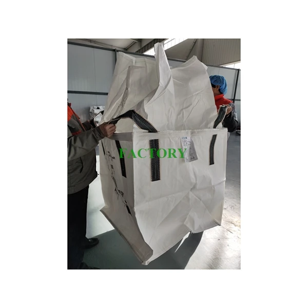 Heavy Duty Virgin PP Woven Cross Corner Single Two Loop Big Bag FIBC Jumbo  Bag