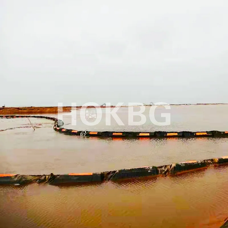 HOKBG PVC Float Type Spill Containment Boom Anti-erosion Silt Curtain for Pollution Water Marine Floating River Turbidity Clean