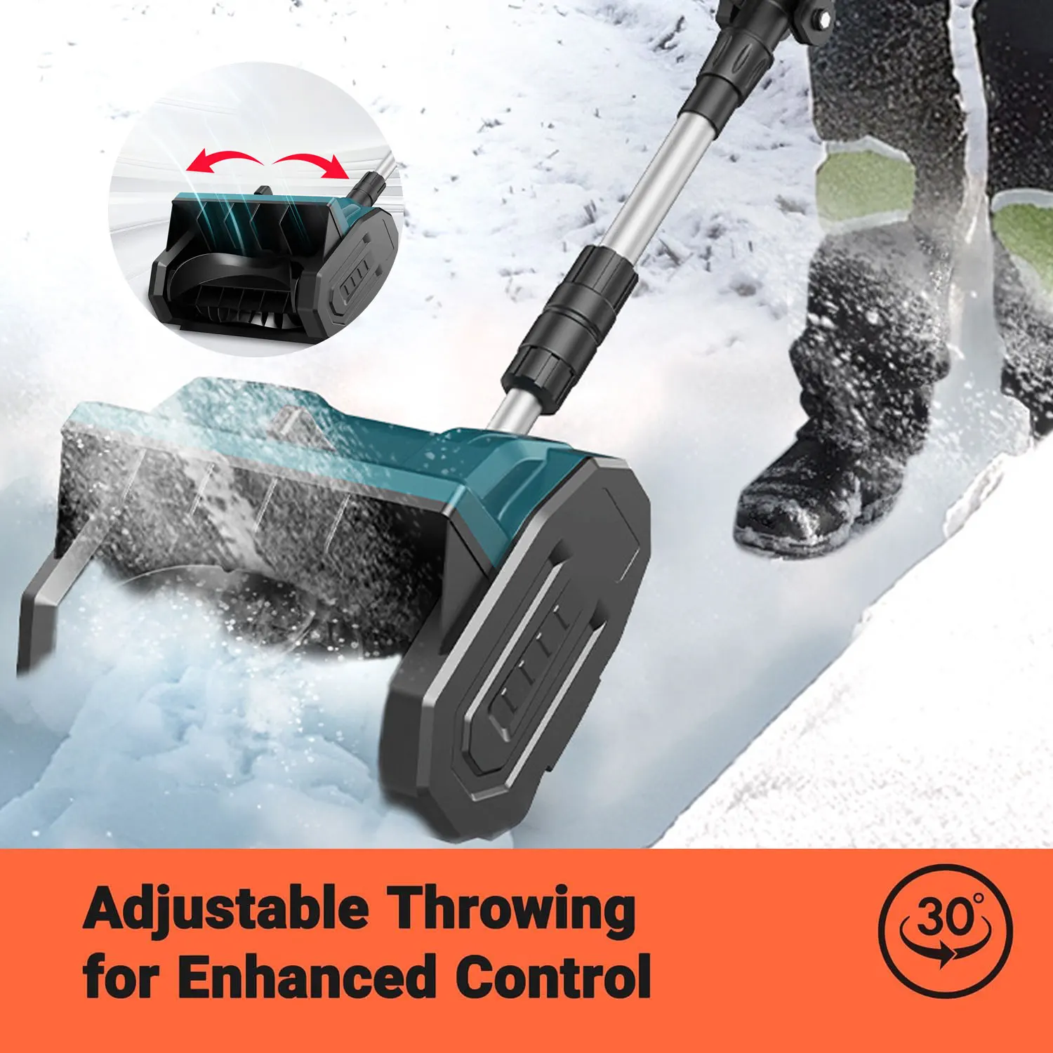 Low price Garden Cleaning tool Snow Thrower Electric snow blower hand push Snow Plow
