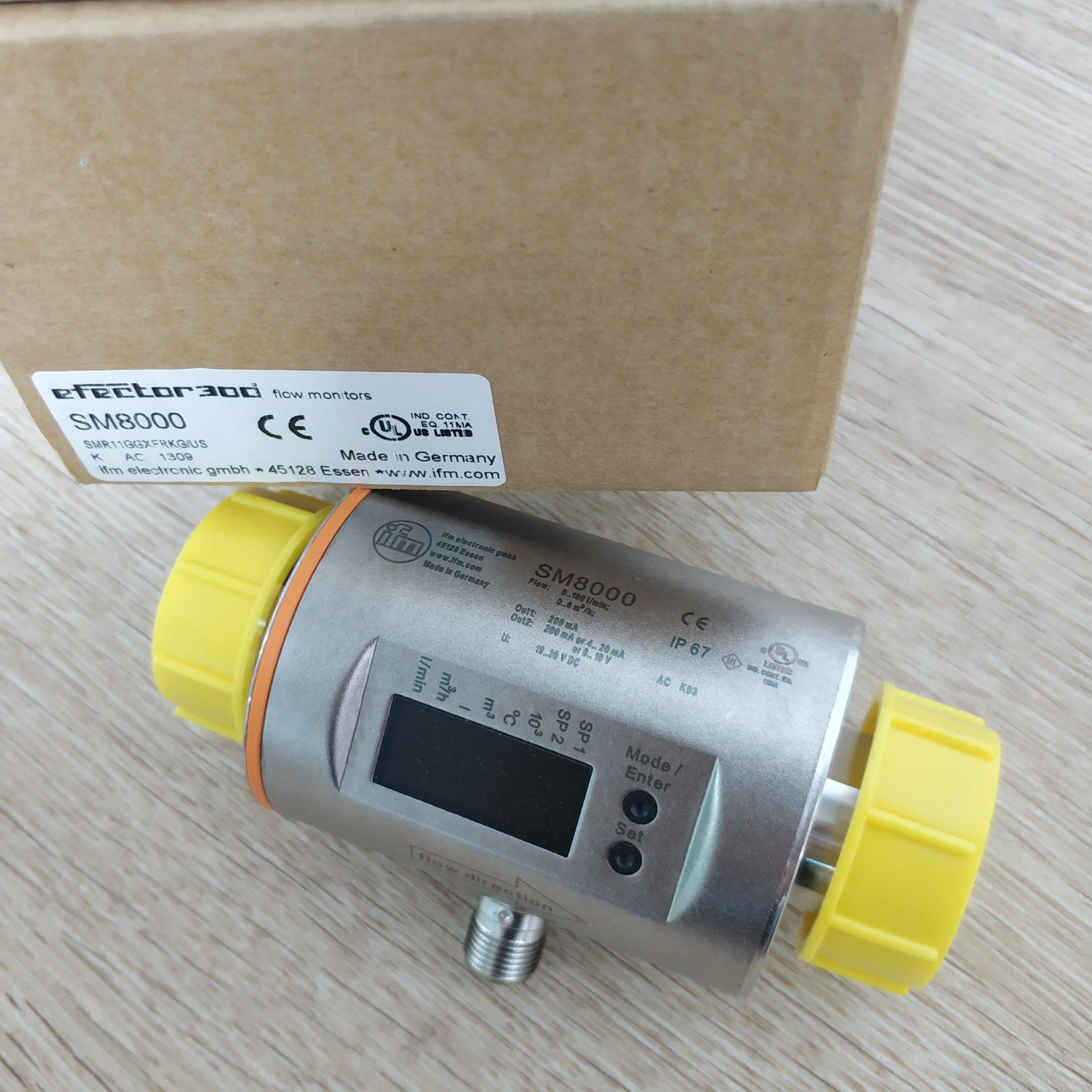 IFM SM8000 Electromagnetic Flowmeter Sensor