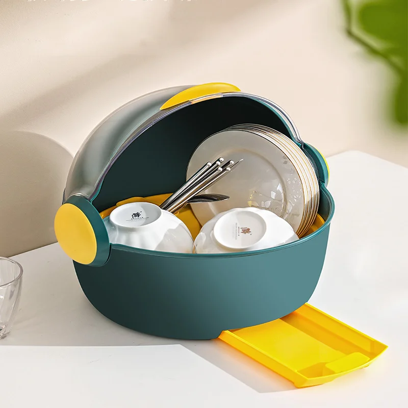 XingYou Kitchen plastic cupboard put the bowl box drain bowl rack tableware storage box dishware tableware finishing rack