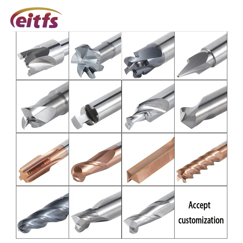Eitfs Attractive Price New Type High Speed 4 Flute Micro End Mill For Wood Working In JiangSu