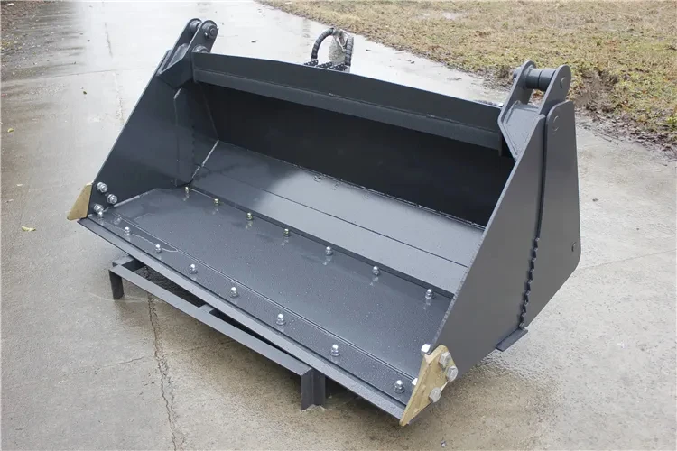 Official 0104 Mini Loader Skid Steer Attachment 4 in 1 Bucket