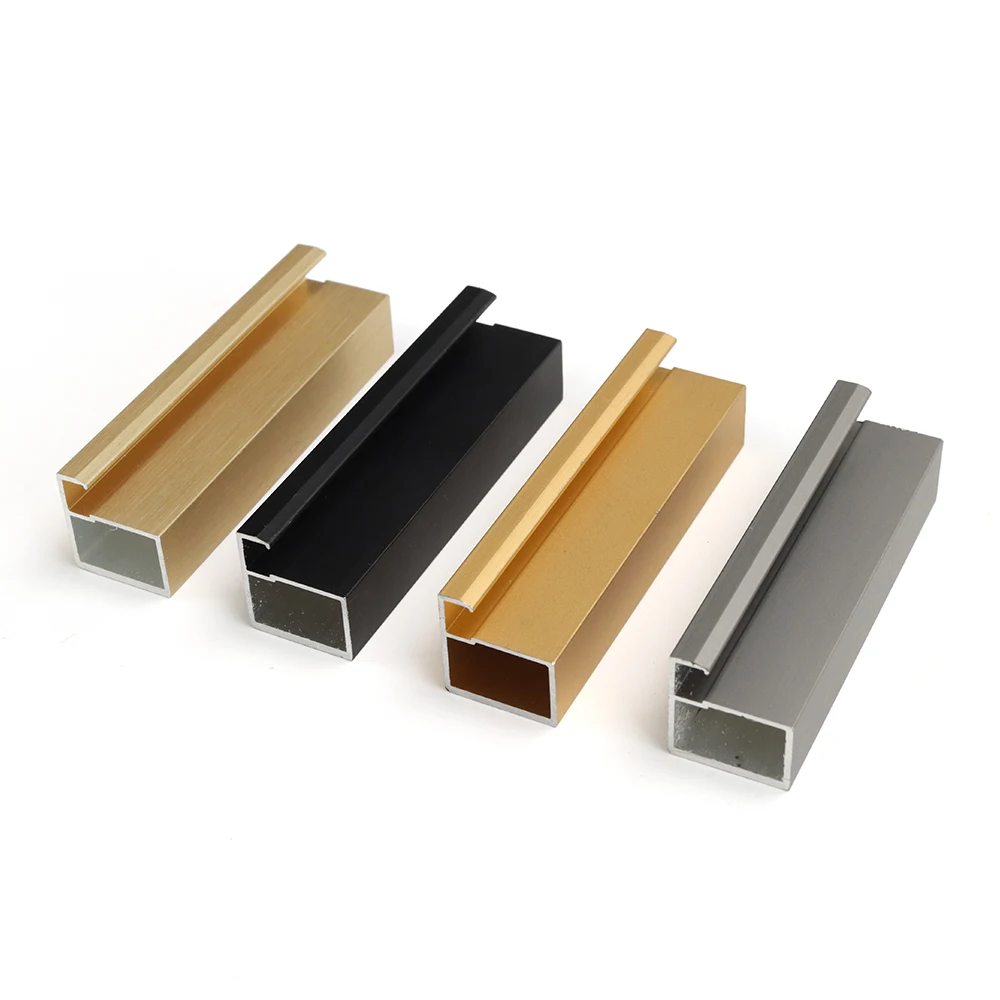 Modern kitchen cabinets accessories aluminum profile for cabinet door