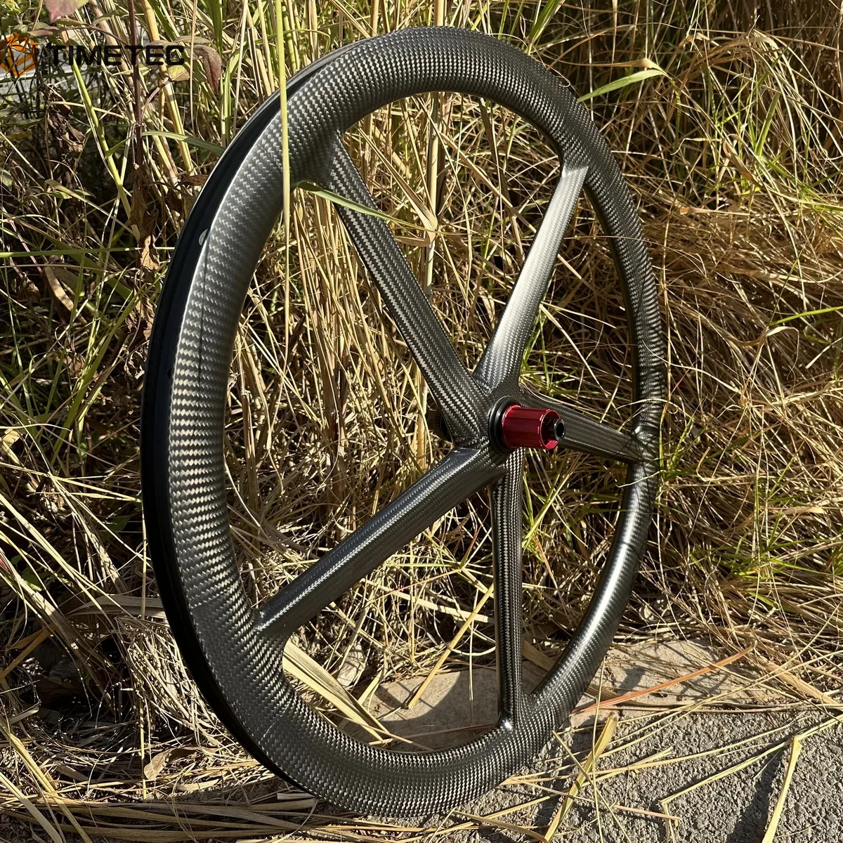 Ultra Light 700C Gravel Carbon Wheels 5 Spokes Tubeless 28mm Width Road Racing  Toray T1000 11S 12S Centerlock Disc Brake