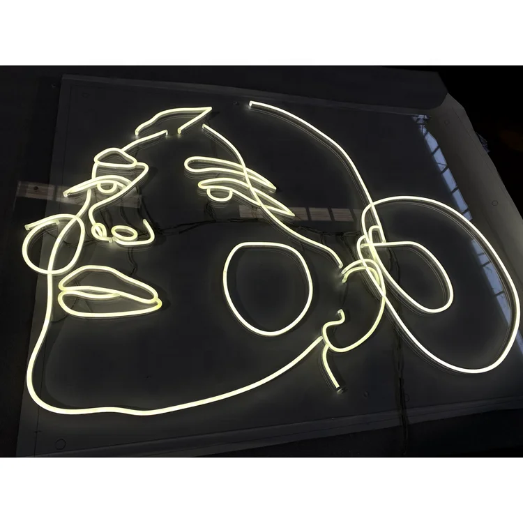 cosun custom illuminated logo led acrylic led neon sign lightning shaped wall led girl neon sign