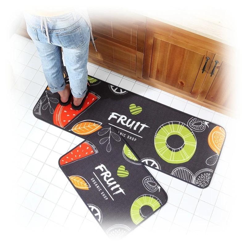 
Non-Slip Water and Oil absorption Kitchen Floor Mats and Rugs anti fatigue 2 pieces set 