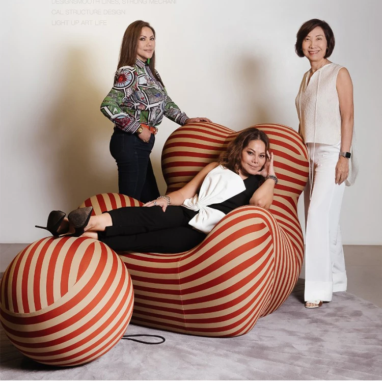 Fiberglass Hetero-Shape Lazy Chair Sphere Chair Furniture Art Chair