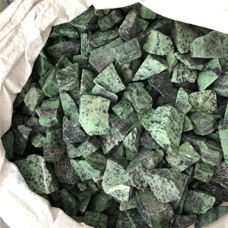 Wholesale Raw Crystals Gemstone Epidot Natural Epidote Rough Stones