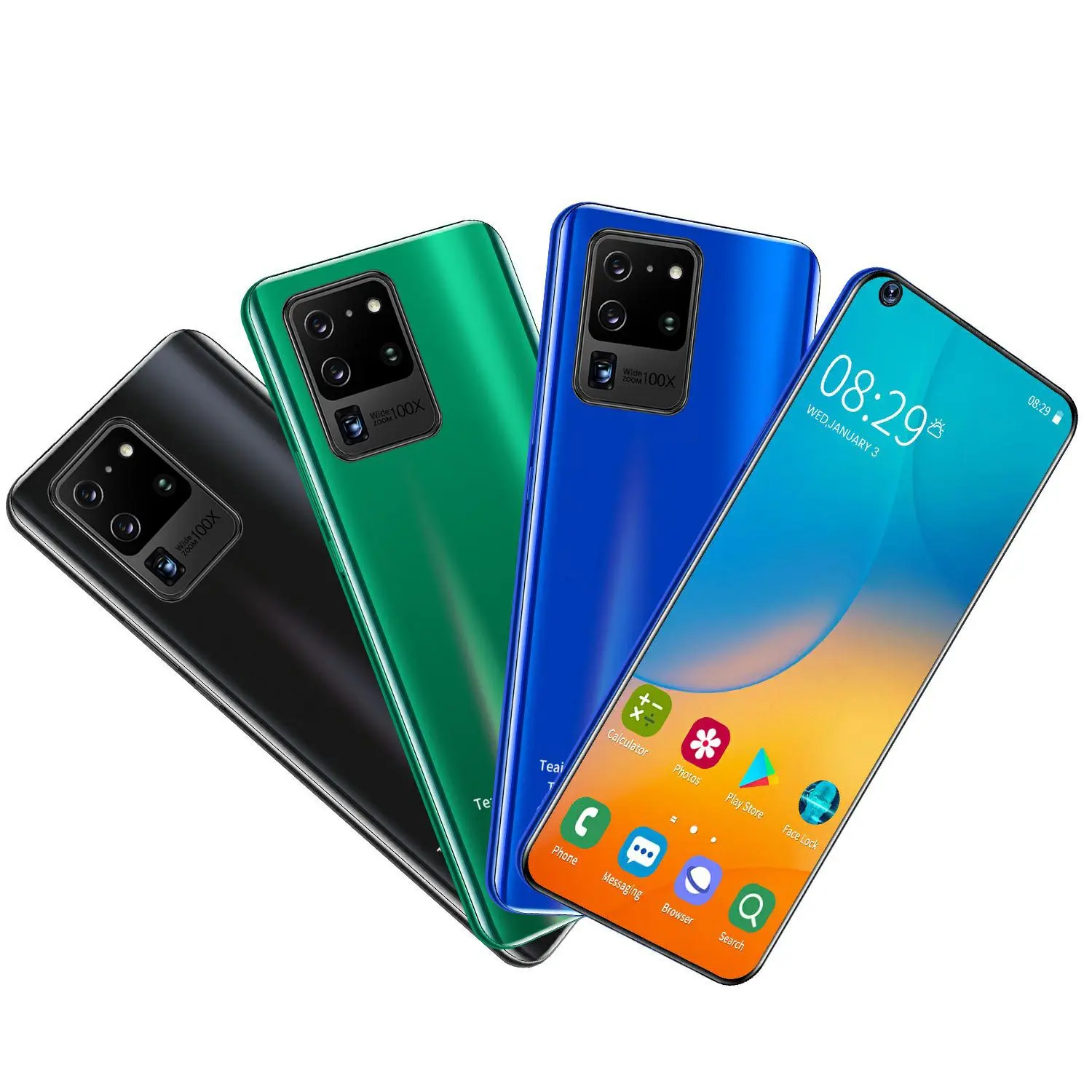 S30U dual card двойной режим ожидания 7 2 дюймов Высокое разрешение сканер отпечатков пальцев для разблокировки Android