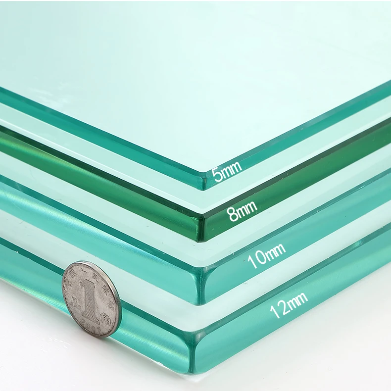 Sonda China 6mm 8mm 10mm 12mm Tempered  Clear Customize Glass Supplier Prices Toughened Glass door