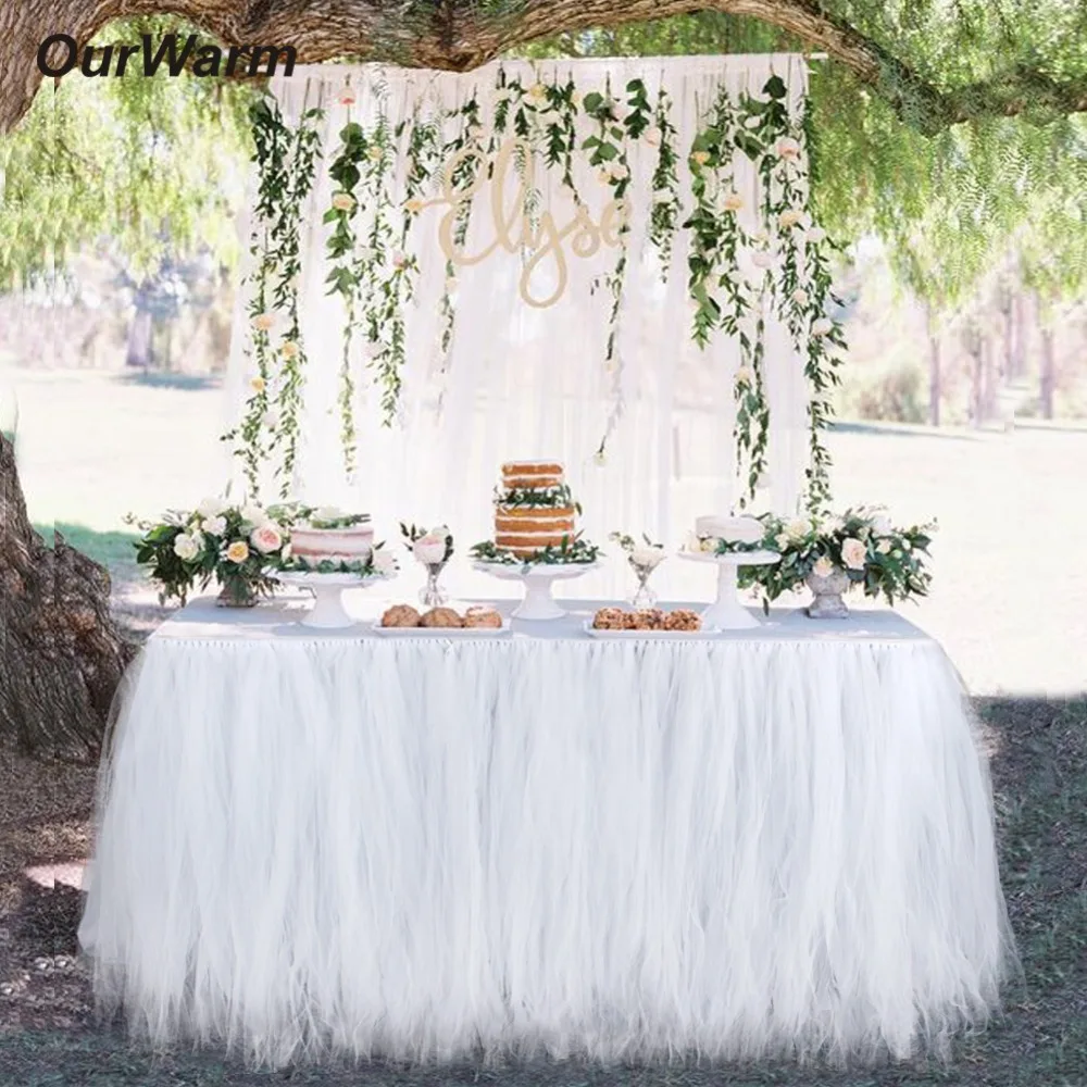 WHOLESALE 2020 fancy table skirt wedding decoration