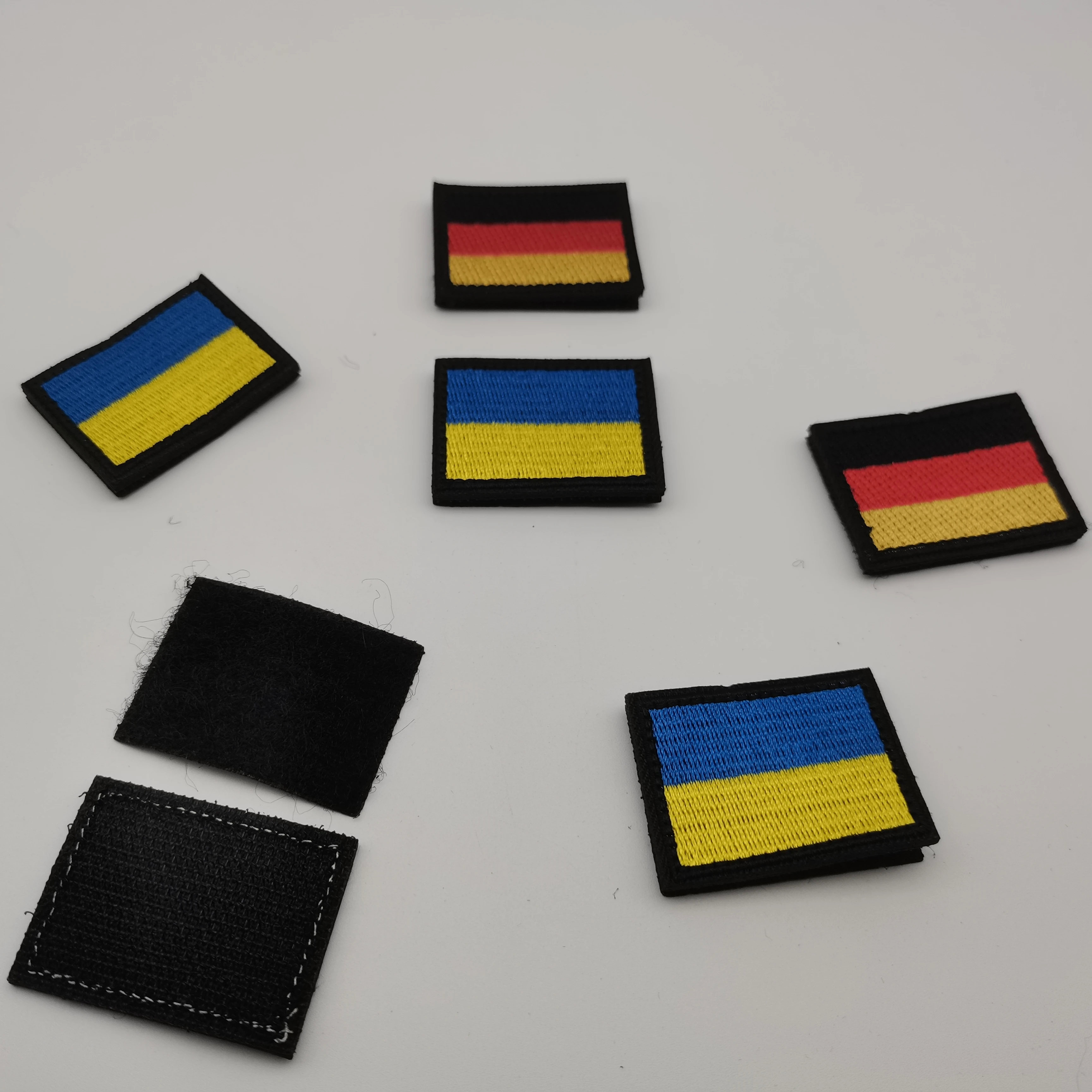 Oem Flag Embroidery Patch Iron Stock Patch Armband Embroidery Patches Work In Blouse Neck Designs