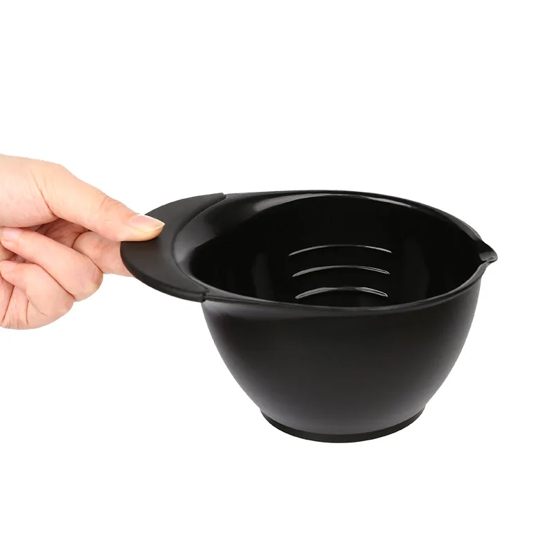 Chemical Proof PP Material Plastic Hair Color Mixing Bowl DEEP Plastic Mixing Bowl Set With Measuring Lines HB09