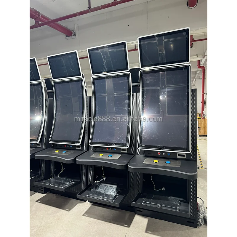 MIRACLE Arcade 43 inch Curved Table Machine Multigame Skill Machine Coin Pusher Touch Screen Fire game Metal Gaming Cabinet