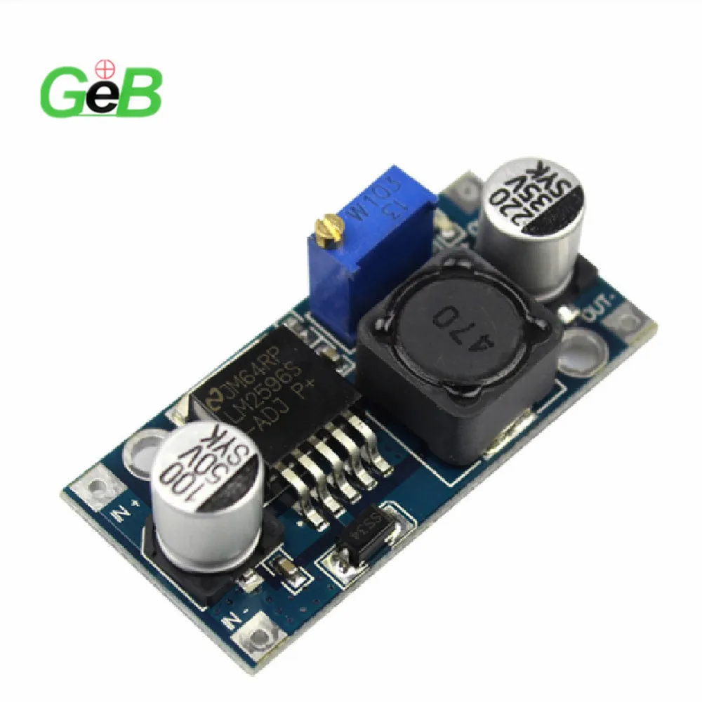 65 кГц 48V DC-DC понижающий модуль питания 3A Регулируемый LM2596 регулятор напряжения 24V-12V 5V 3В 5A 10A 15A ldo