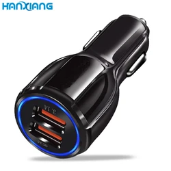 Gadgets 2021 Technologies High Speed Car Charger 3.0 Fast Charging 5V 6A Travel Accessories Mobile Phone Dual USB Car Charger