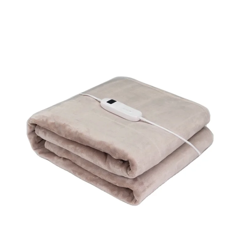 New Washable 220V Electric blanket flannel customized color heating blanket for winter and bed