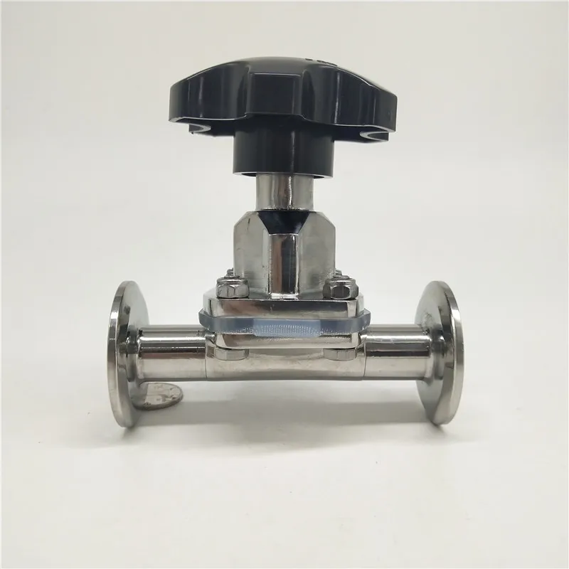 Sanitary Manual Clmped Diaphragm Valve,ISO SMS DIN Diaphragm valve, SS304&316 stainless steel  Globe Valve