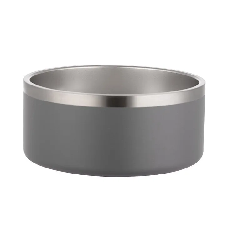 Stainless Steel Dog Bowl Cats Pet Food Water Dish Feeding for Large Medium Small Breed Dogs