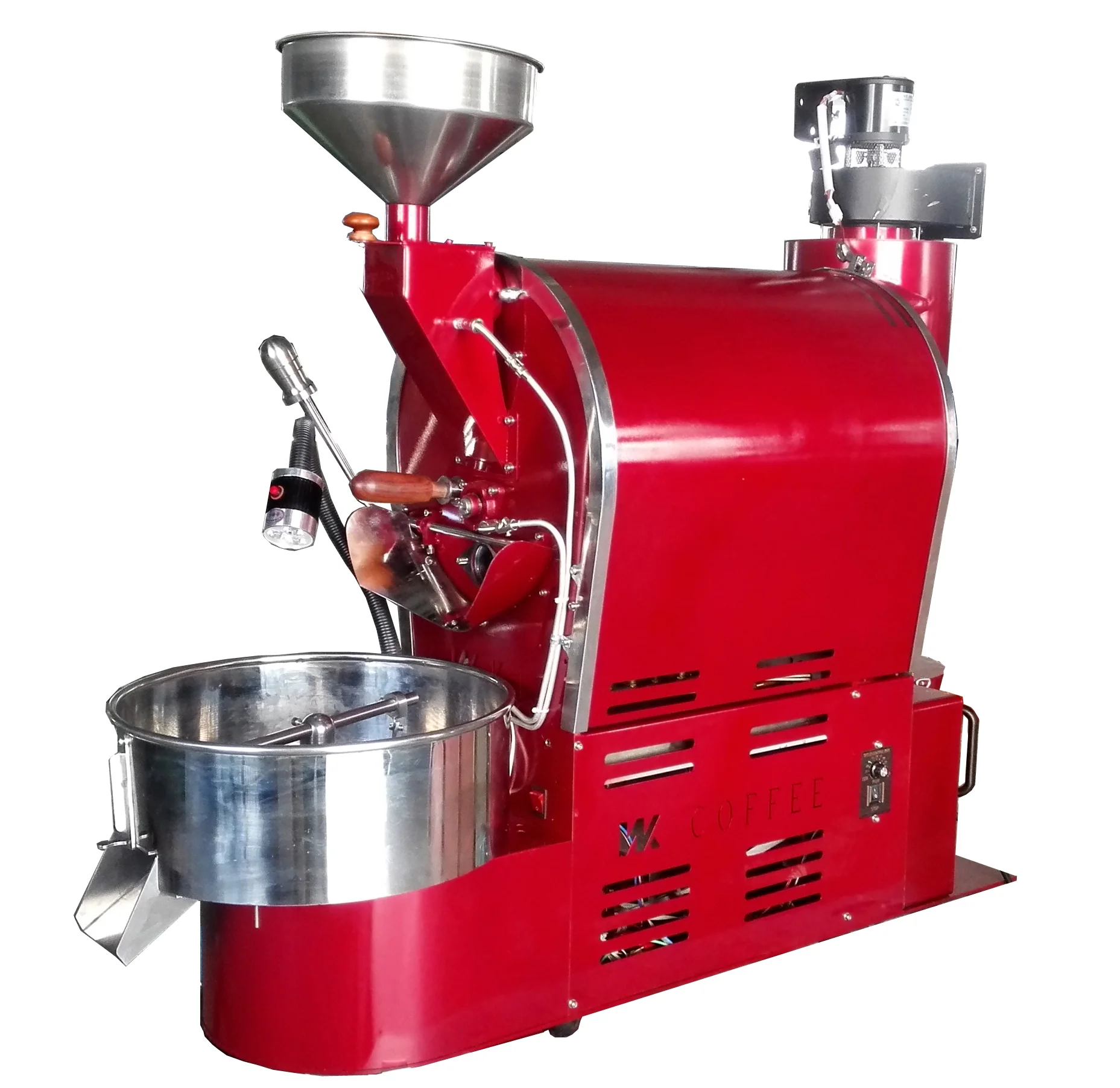 Manufacturer Supply Stainless Steel 1kg/2kg/3kg/ 5kg/6kg Home Coffee Roaster/coffee roasting machine