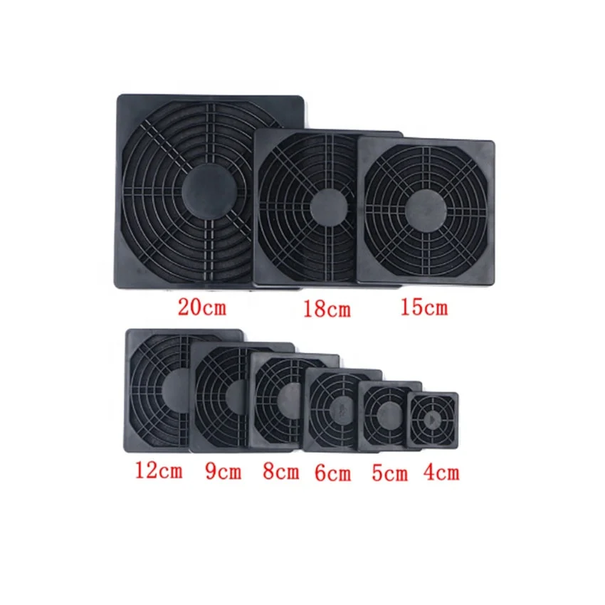 3-в-1 защита от пыли для экранной крышки 60 80 90 120 150 мм осевой вентилятор охлаждения пластиковая фильтрующая Защитная