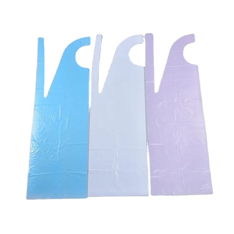 Slaughter House PE Apron Disposable Waterproof LDPE HDPE Polyethylene Farm Single Use Apron