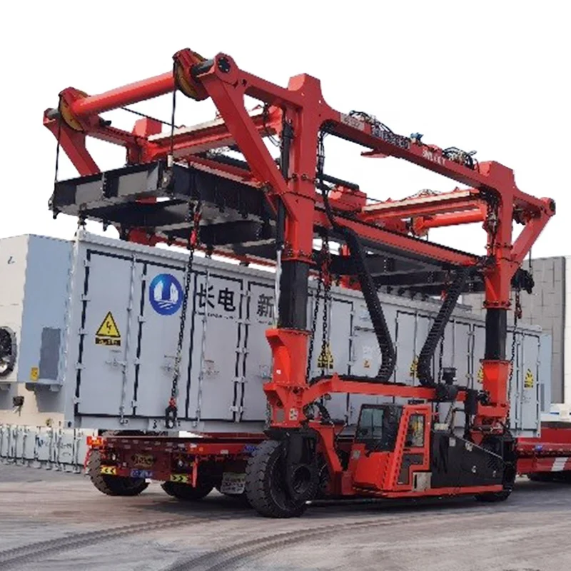 Mobile Automatic Container Lifting System Moving Equipment Will Straddle Carrier 35 Tons