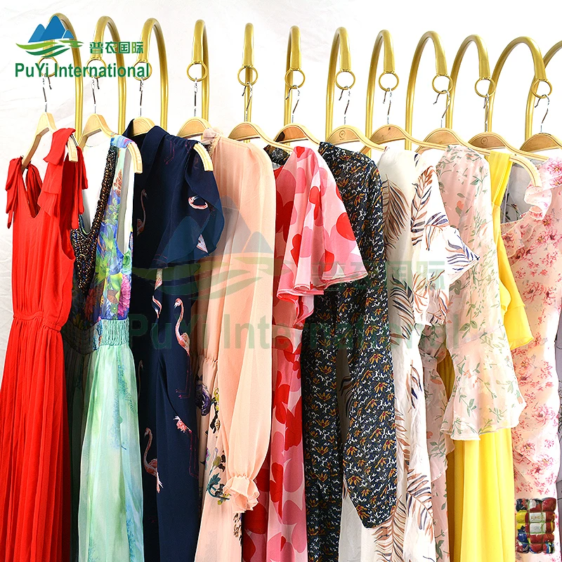 45kg 100kg Vip African Second Hand Maxi dress Ladies Used Long Dress Cloth Branded Wholesale From Uk used clothes Bales