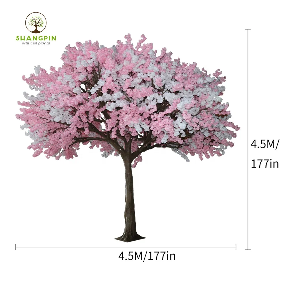 Customized Large Artificial Tree Outdoor Garden Decoration Big Tree Wedding Decoration Cherry Blossom Tree