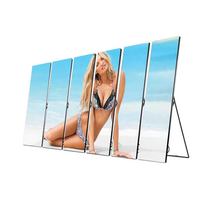 960*1920 мм Оптовая продажа рекламы digital signage hd 4G wifi control p2.5 светодиодный плакат экран для внутренних мероприятий