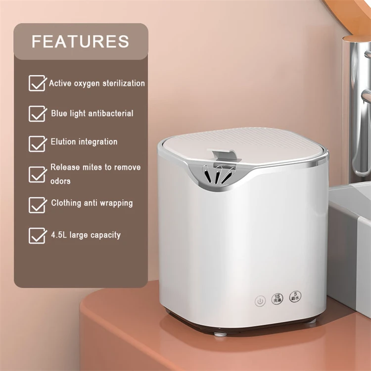 2024 Popular 3-4 Clothes Mini Hand Washer and Dryer for Camping