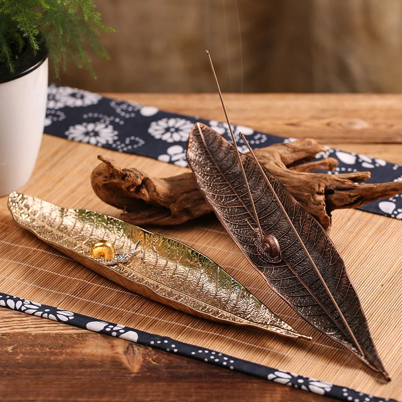 
Factory Direct Sale Leaf Bodhi Incense Burner Incense Holder For Incense Stick Joss Stick 