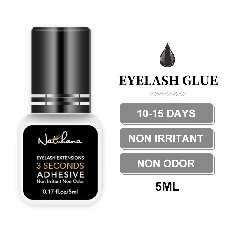 Factory New Product Wholesale Price Fast Dry bond and seal eyelash glue uv eyelash glue adhesive Custom logo