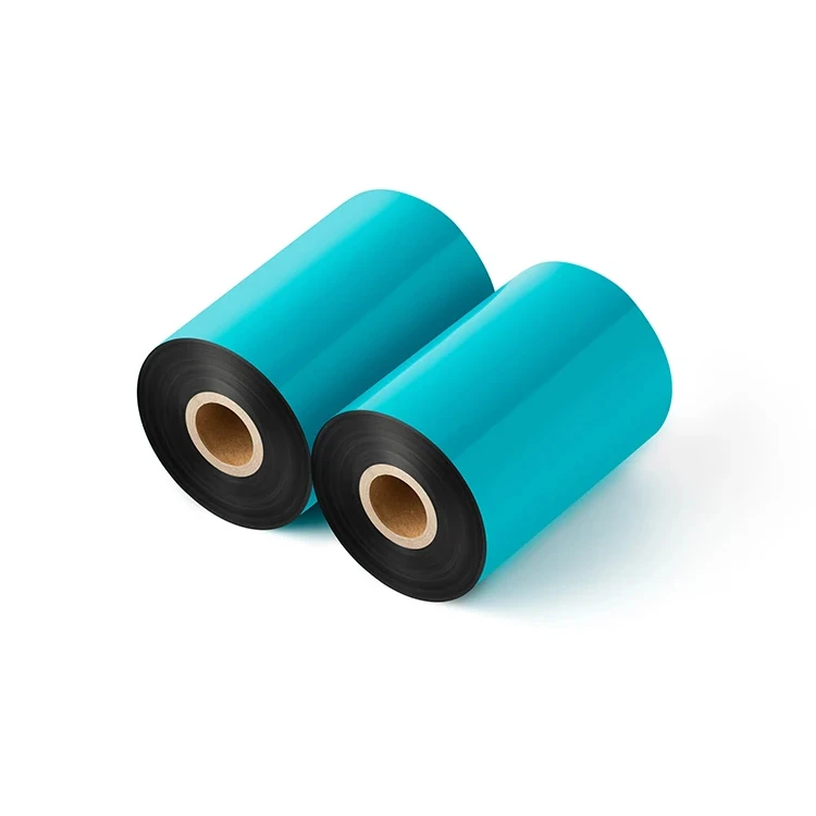 Barcode TTR Ribbon For Label Printer Printing Barcode Ribbon Wax/Resin Thermal Transfer Ribbon