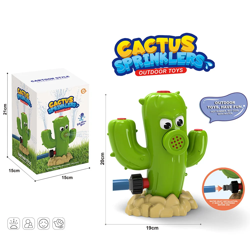 Fun Safe & Educational Outdoor Water Play Toy Plastic Fire Hydrant Cactus Cheap Indoor Supply