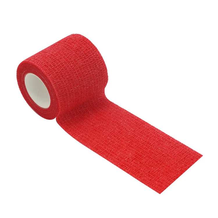Factory Wholesale Cohesive Bandage for Outdoor Sports Elastic Self-adhesive Bandages Fixing Wrist Elbow Knee Ankle Bandage