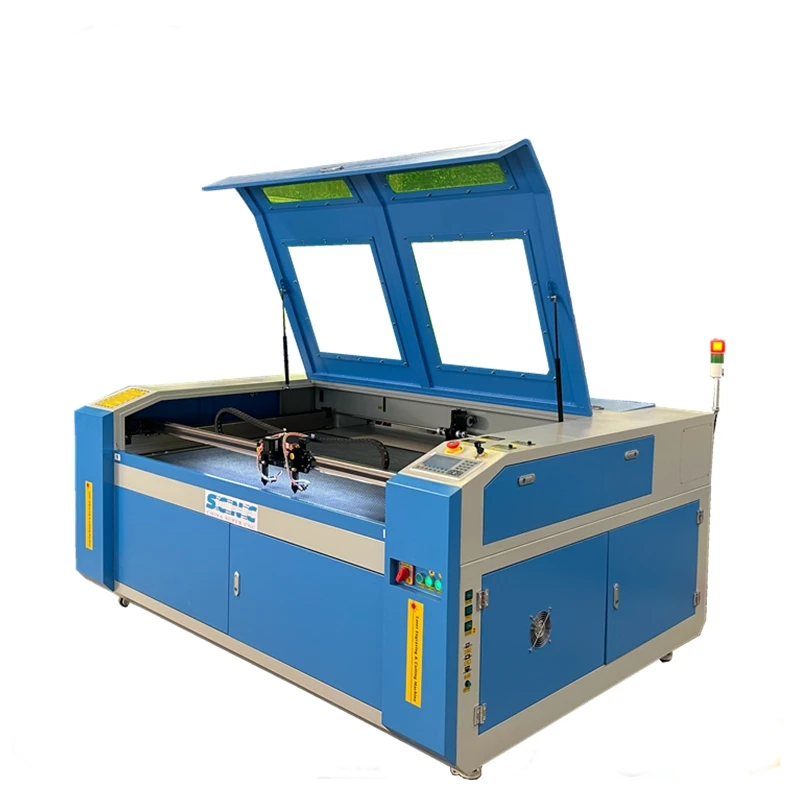 Supercnc 100w 130w 150w Акриловая Mdf гравировка и резка 1610 Co2 лазерная машина с двойной головкой