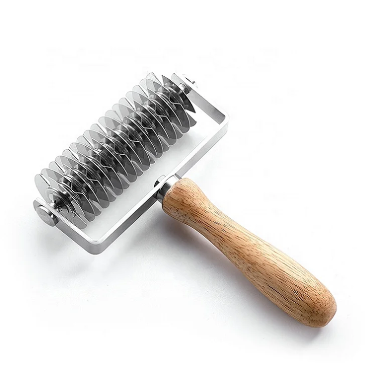 Wheel knife pastry wheel decorator mold stainless steel lattice dough baking tool roller cutter