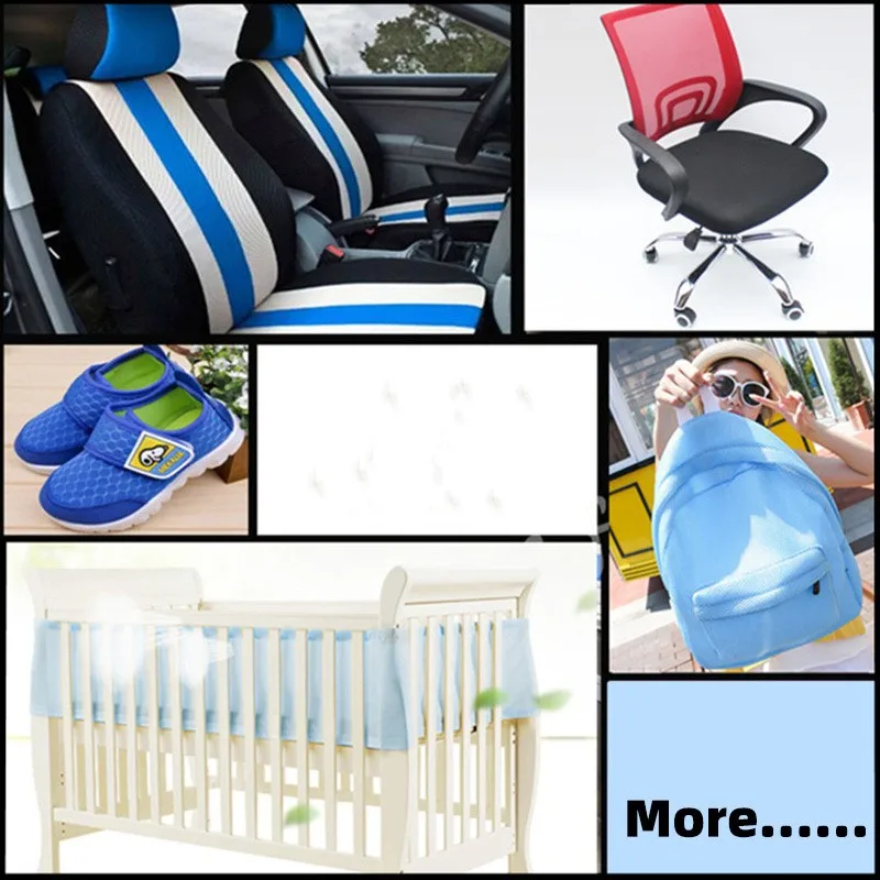 LS996 Popular 3d Sandwich Mesh Fabric Air Spacer Mesh Fabric For Cars Seat Cover Garments Luggage