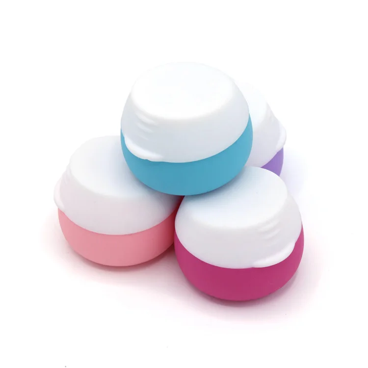 OEM ODM Reusable Portable Travel Container Silicone Storage Box Cosmetics Split Bottle Travel medication box