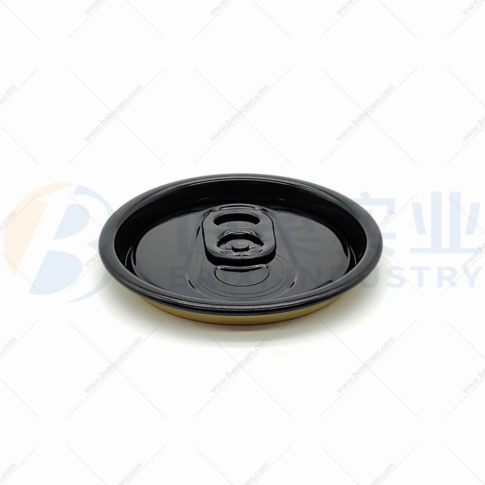 202 diameter black printing sot aluminum can lids