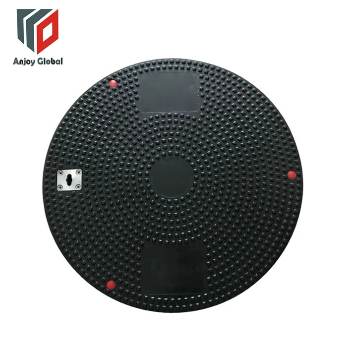 China manufacturer SMC BMC Round EN124 sewer cover for petrol station custom heavy duty gas station manhole cover