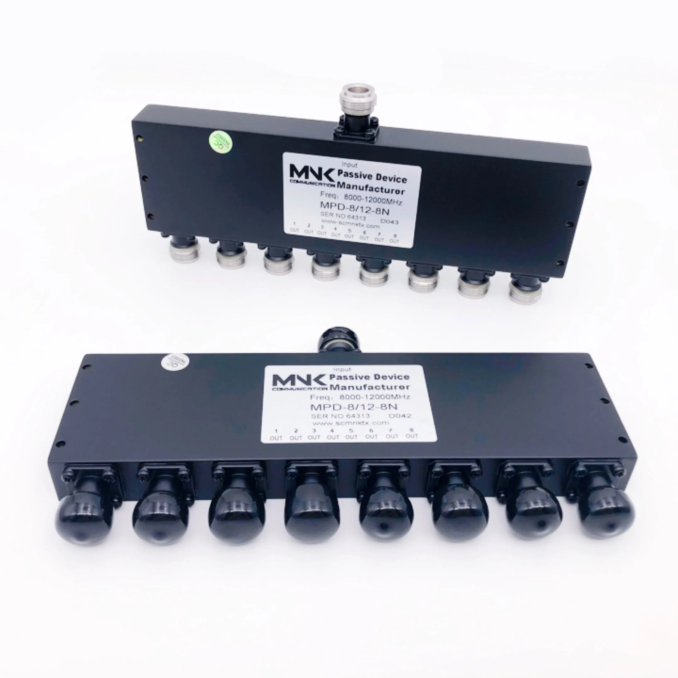 industrial 8000-12000 MHz 8 Way rf power divider N-F 8-12GHz  Wilkinson Splitter combiner microstrip Passive suppliers