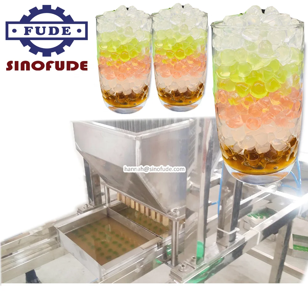 Agar (Crystal) Jelly Ball making machine Taiwan new product agar jelly ball making machine agar jelly ball production line