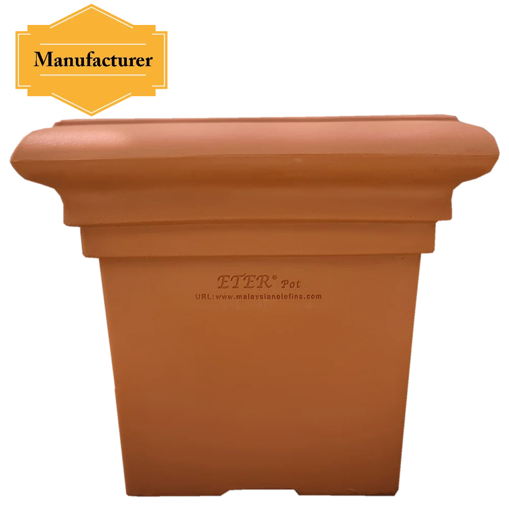 Manufacturer Customise in Bulk Modern Indoor Outdoor OEM Eter Small Square Planter Flower Pots VS2050