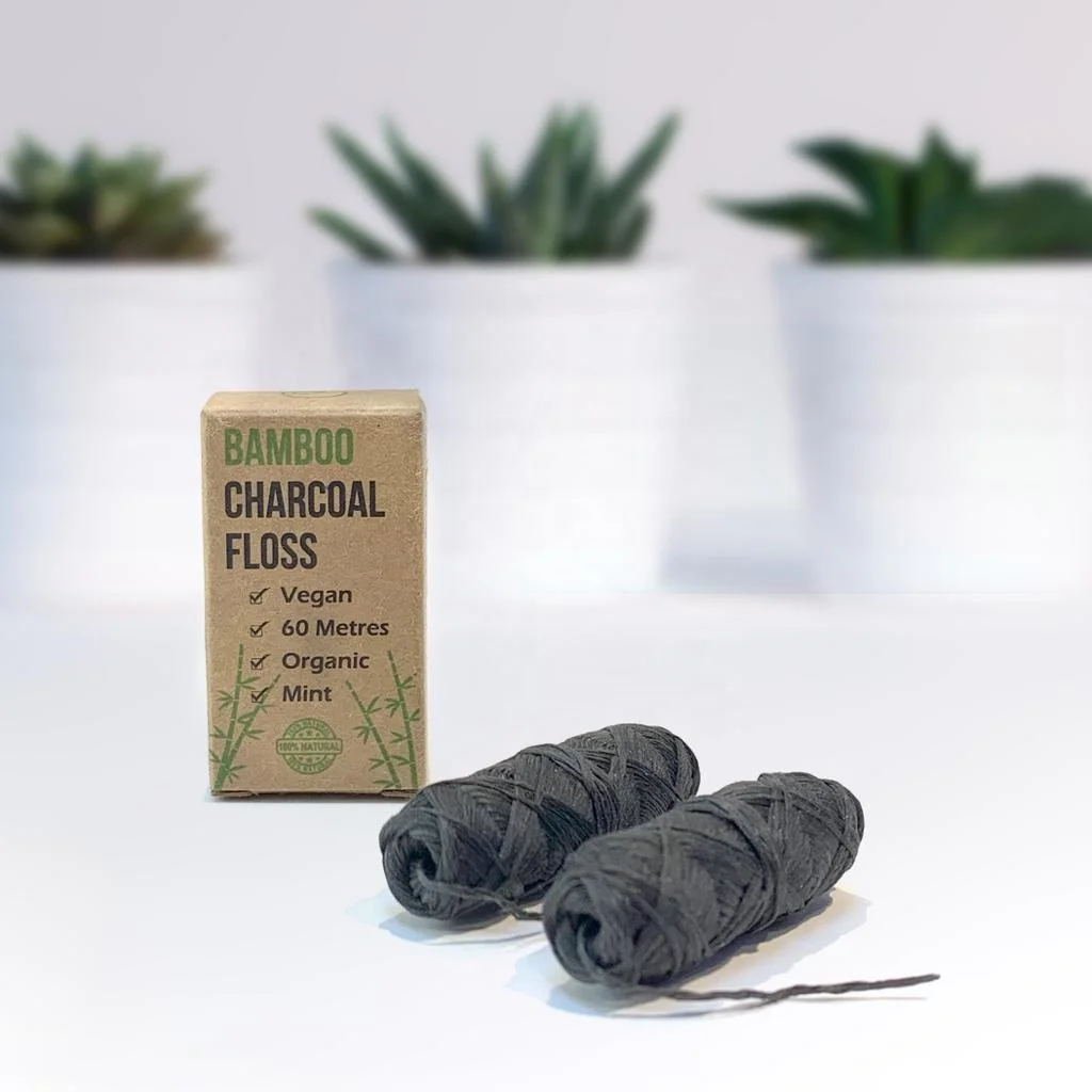 Richsource Organic Biodegradable Charcoal dental floss