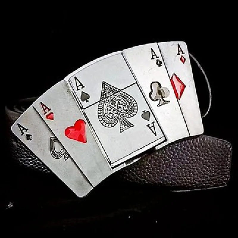 Wholesale Fashion Designer Belt Men Leather Zinc Alloy Double Dragon Western Fire Lighter Buckle Belt